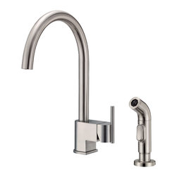Danze Como&trade; Single Handle Kitchen Faucet with Spray - Kitchen Faucets