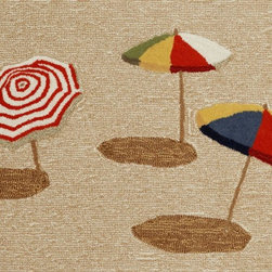 TransOcean Front Porch Collection &ndash; Beach Umbrella Outdoor Rug - Outdoor Rugs
