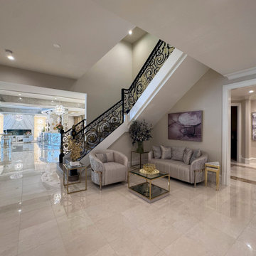 Project #135 | A Vibrant Double Curved Staircase