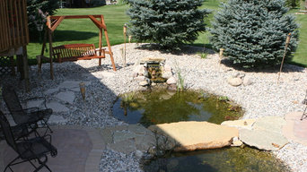 Backyard Patio and Pond Paradise