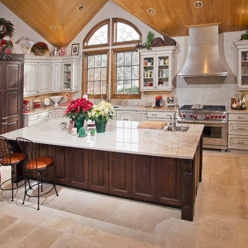 Lake Creek CO Traditional Kitchen Remodel - Old World Ambience, Elegant Design