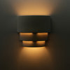 Dara Indoor Wall Light, Bisque Dark Gray