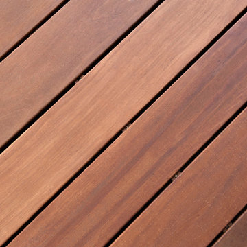 Garapa Decking used in Florida Coastal Home
