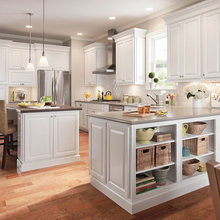 White cabinets