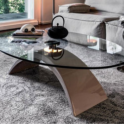 Glass Coffee Table Tudor by Tonin Casa - $1,075.00 - Coffee Tables