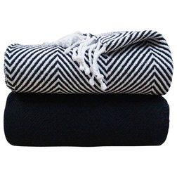 Contemporary Throws by LJ Linens LLC