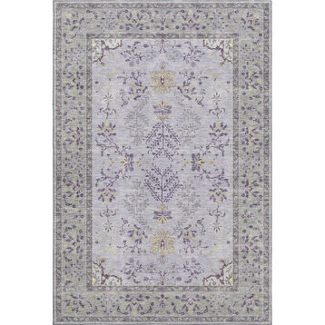 Luxury Washable Hatay HY9 Lavender 5' x 7'6" Rug