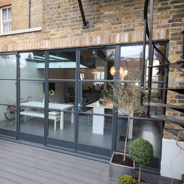 House Refurbishment with Crittall Kitchen Extension, London