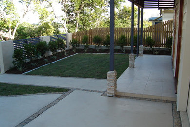 This is an example of a mediterranean home design in Brisbane.