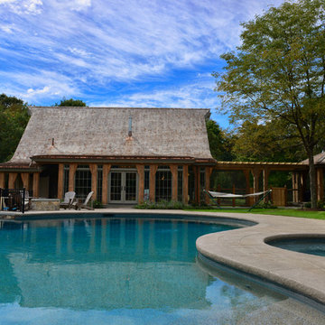 Pool and Guest House with Golf Simulator