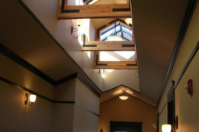 Hallway - contemporary hallway idea in Seattle