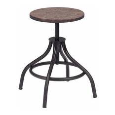 Zuo Modern Contemporary - Zuo Modern Plato Adjustable Bamboo Stool - Bar Stools and Counter Stools