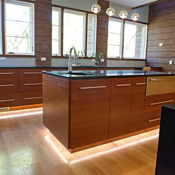 Millwork design + Quartz modern home
