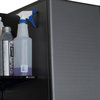 6-Piece Jumbo Cabinet Storage System, Black/Silver Carbon Fiber