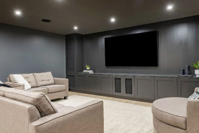 Family room - family room idea in Denver