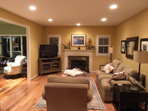 Need help with TV  placement  in family  room 