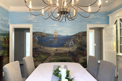 Inspiration for a dining room remodel in DC Metro