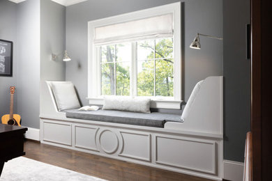 Inspiration for a timeless family room remodel in Other