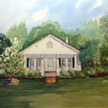 Home and Cottage Paintings in Watercolor