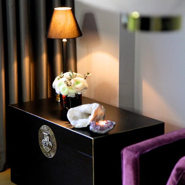 Graues Wohnzimmer