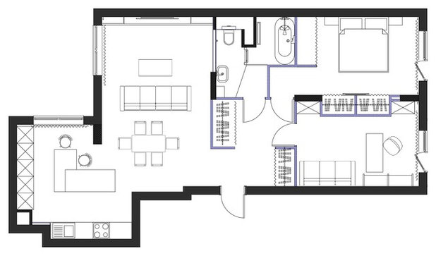 Квартира, которой хочется быть лофтом