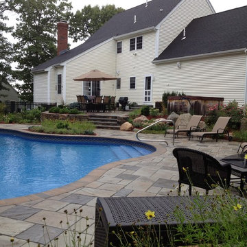 Back Yard Swimming Pool Hopkinton MA