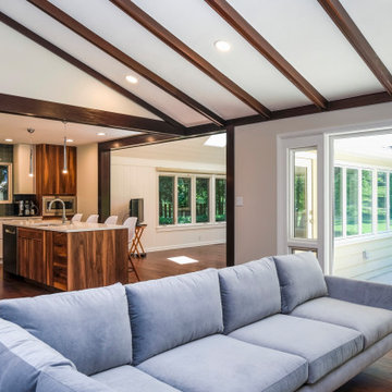 Interior Modifications to a Mid-Century Ranch on a Golf Course