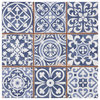 Faenza Ceramic Floor and Wall Tile, Azul