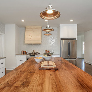 White Modern Farmhouse in Coastal Rhode Island
