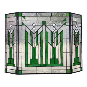 Mission Style Fireplace Screen Fireplace Screens By Buildcom