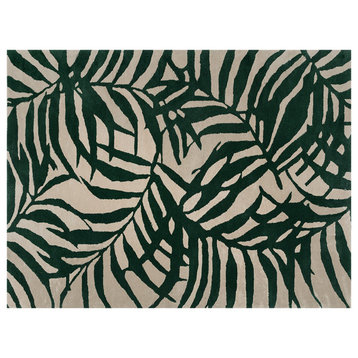 Palma Hand-Woven Rug Green/Beige 9' X 12', Green