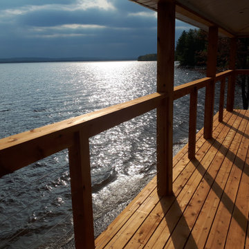 Deck over Round Lake, Ontario