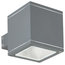 Ideal Lux Snif Square Wall Light, Anthracite