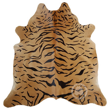 Tiger Print - Cowhide Rug Animal Print -
