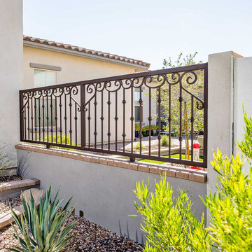 French Tip Iron Railings