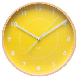 Modern Wall Clocks Wall Clock, Yellow