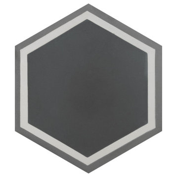 Cemento Hex Holland Passage Cement Floor and Wall Tile