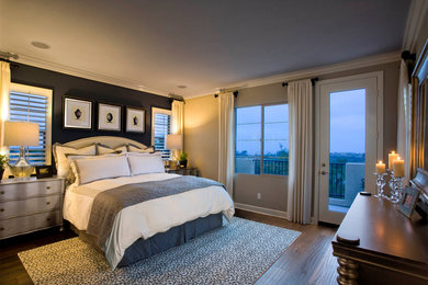 Inspiration for a timeless bedroom remodel in Orange County