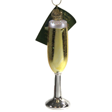 Old World Christmas Champagne Flute Bubbly Beverage