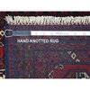 Red Afghan Khamyab Velvety Wool, Bokara Design Soft Wool Mat Rug, 2'1"x3'0"