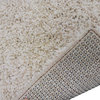 Carolina Shag Indoor Area Rug Carpet Collection, Oyster Beige, 3x13