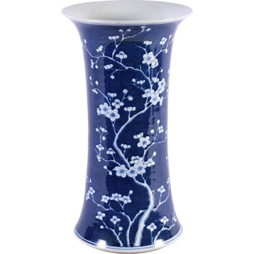 Umbrella Stand Plum Blossom Colors May Vary White Blue Variable