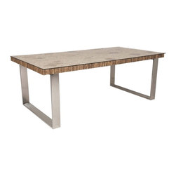 Twig Dining Table with Glass Top - Dining Tables