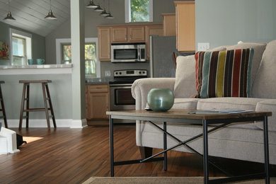 Family room - transitional family room idea in Grand Rapids