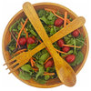 3-Piece Wood Salad Bowl Set