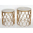 Set of 2 Art Deco Side Tables