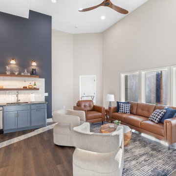 Urban Casual Modern Basement Finish Parkville, MO