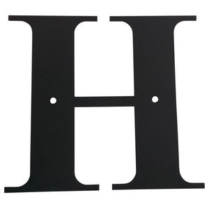Rustic Large Letter H Contemporary Wall Letters By