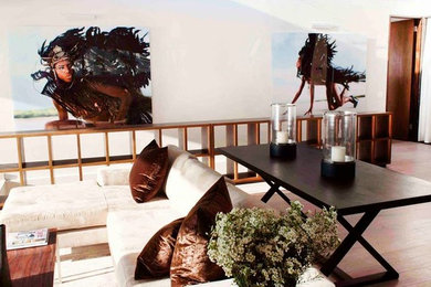 Example of a trendy home design design in Other