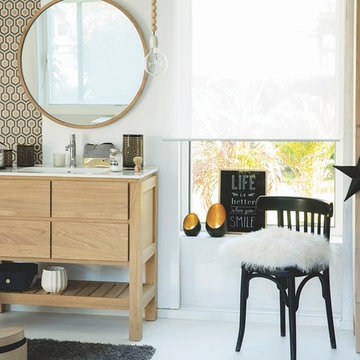 EASY Solid Oak Vanity by Line Art